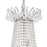 CWI Lighting Posh 22 Light Down Chandelier, Chrome