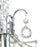 CWI Lighting Princess 3 Light Mini Chandelier, Chrome