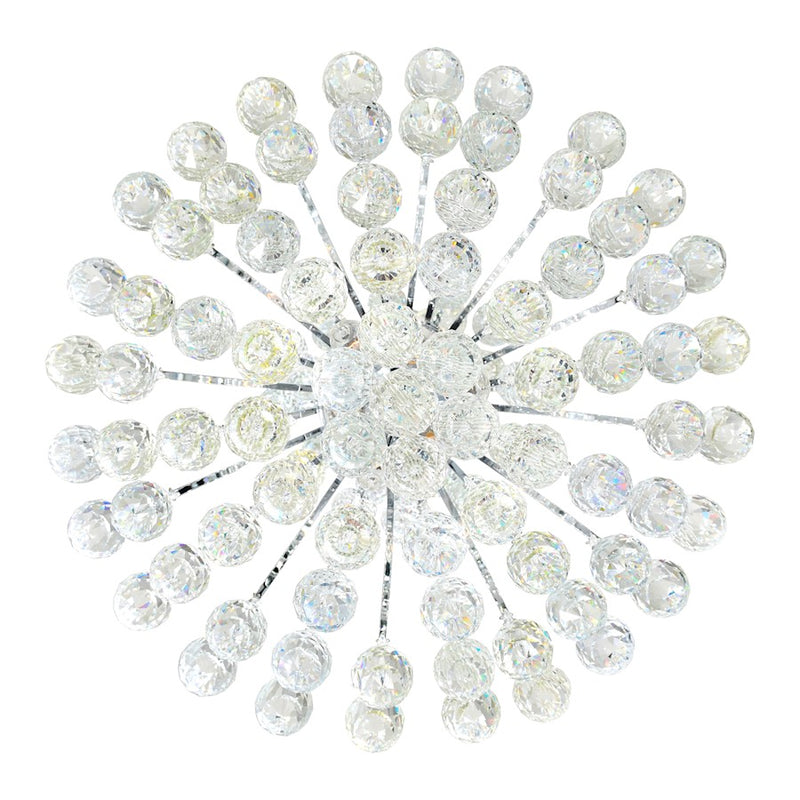 CWI Lighting Princess 8 Light Down Chandelier, Chrome