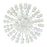 CWI Lighting Princess 8 Light Down Chandelier, Chrome