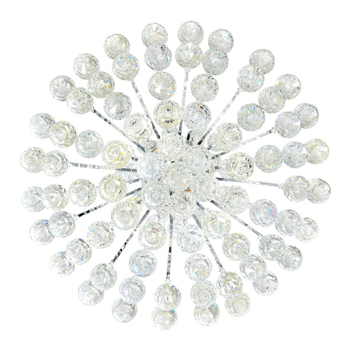 CWI Lighting Princess 8 Light Down Chandelier, Chrome