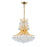 CWI Lighting Princess 8 Light Down Chandelier, Gold - 8012P20G