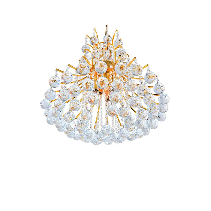 CWI Lighting Princess 8 Light Down Chandelier, Gold