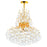 CWI Lighting Princess 10 Light Down Chandelier, Gold