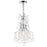 CWI Lighting Princess 1 Light Mini Chandelier, Chrome - 8012P8C