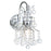 CWI Lighting Princess 1 Light Wall Light, Chrome - 8012W8C