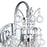 CWI Lighting Princess 1 Light Wall Light, Chrome