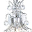 CWI Lighting Princess 1 Light Wall Light, Chrome