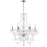 CWI Lighting Princeton 6 Light Down Chandelier, Chrome - 8023P24C-6