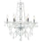 CWI Lighting Princeton 6 Light Down Chandelier, Chrome