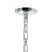 CWI Lighting Princeton 6 Light Down Chandelier, Chrome