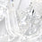 CWI Lighting Princeton 6 Light Down Chandelier, Chrome