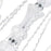 CWI Lighting Princeton 12 Light Down Chandelier, Chrome