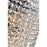 CWI Lighting Prism 3 Light Wall Light, Chrome