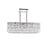 CWI Lighting Colosseum 8 Light 26" Down Chandelier, Chrome