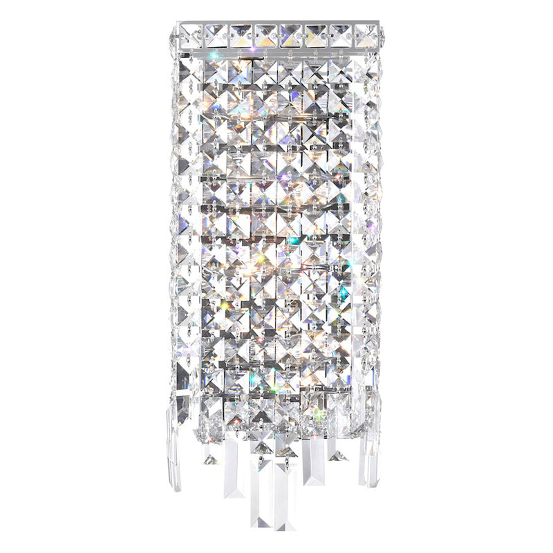 CWI Lighting Colosseum 4 Light Wall Light, Chrome