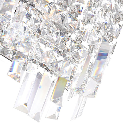 CWI Lighting Colosseum 4 Light Wall Light, Chrome
