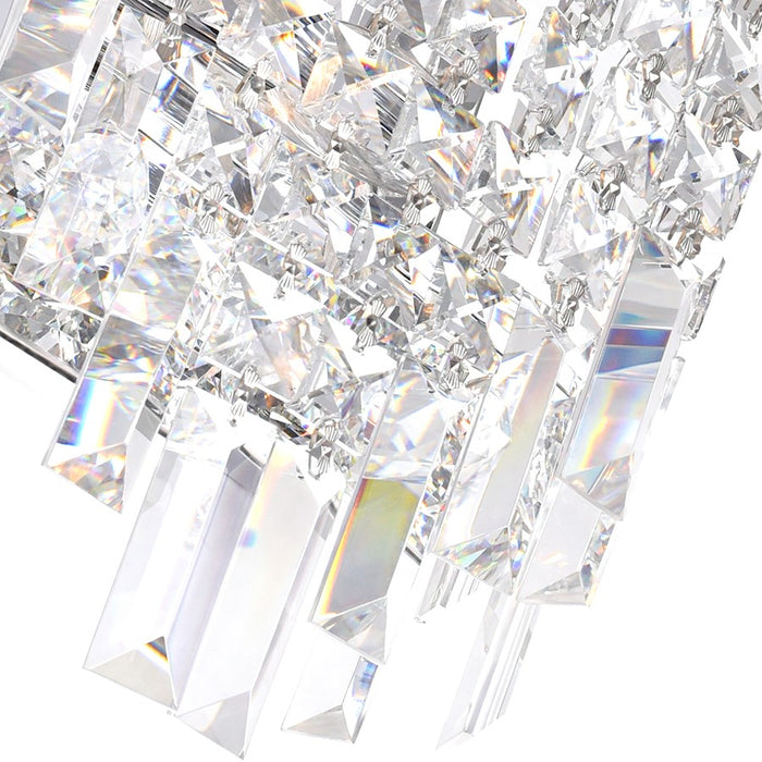 CWI Lighting Colosseum 4 Light Wall Light, Chrome