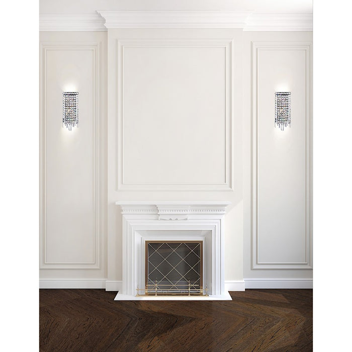 CWI Lighting Colosseum 4 Light Wall Light, Chrome