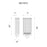 CWI Lighting Colosseum 4 Light Wall Light, Chrome