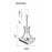 CWI Lighting Kingdom 9 Light Down Chandelier, Chrome