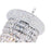 CWI Lighting Kingdom 13 Light Down Chandelier, Chrome