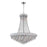 CWI Lighting Kingdom 20 Light Down Chandelier, Chrome - 8040P36C