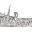 CWI Lighting Jasmine 8 Light Down Chandelier, Chrome