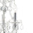 CWI Lighting Maria Theresa 4 Light Up Mini Chandelier, Chrome