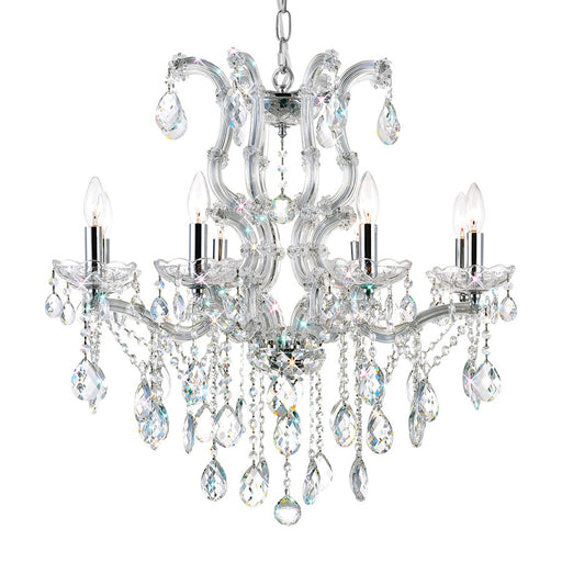 CWI Lighting Colossal 8 Light Up Chandelier, Chrome