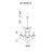 CWI Lighting Colossal 8 Light Up Chandelier, Chrome