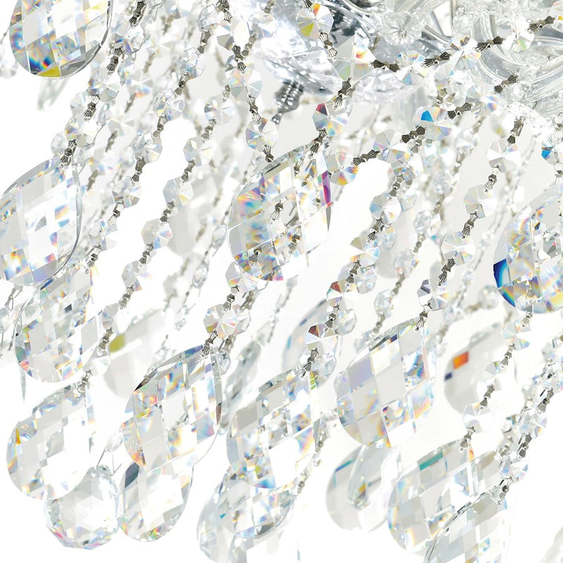 CWI Lighting Colossal 10 Light Up Chandelier, Chrome