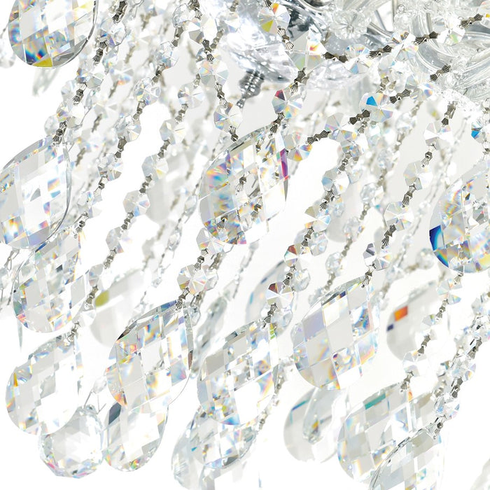 CWI Lighting Colossal 10 Light Up Chandelier, Chrome