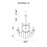 CWI Lighting Colossal 10 Light Up Chandelier, Chrome