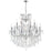 CWI Lighting Maria Theresa 30" 19-Lt Up Chandelier, Chrome - 8318P30C-19-Clear