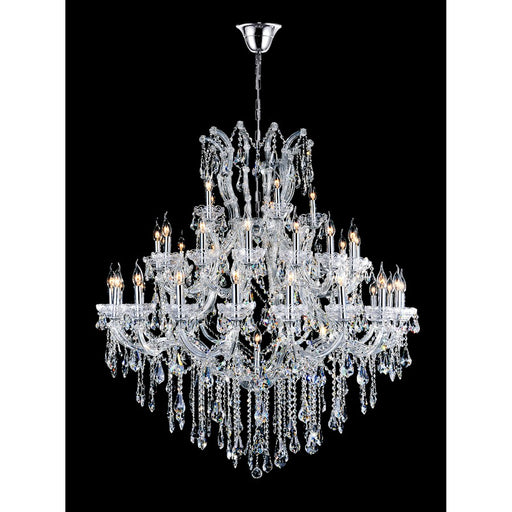 CWI Lighting Maria Theresa 41 Light Up Chandelier, Chrome