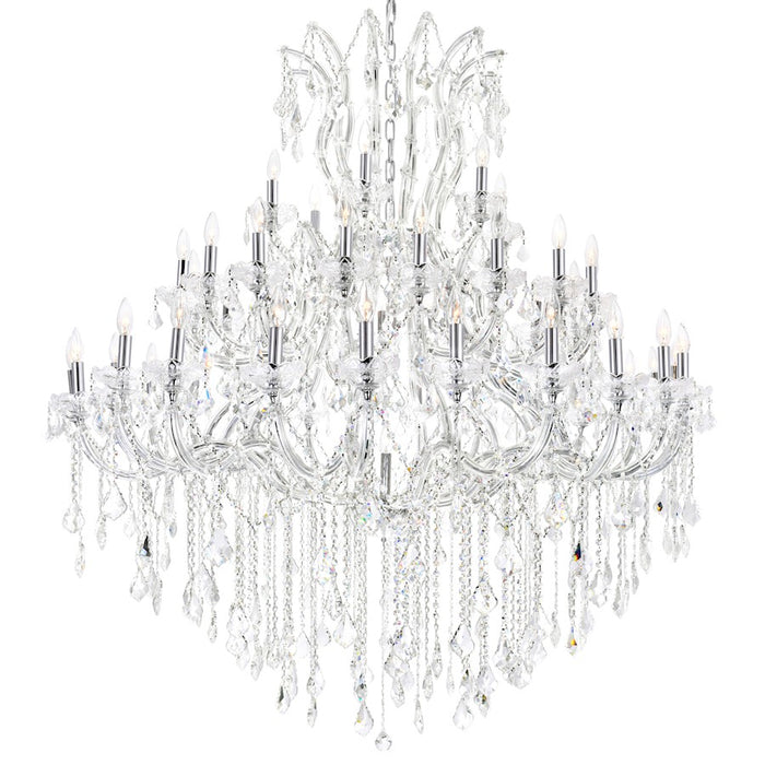 CWI Lighting Maria Theresa 49 Light Up Chandelier, Chrome