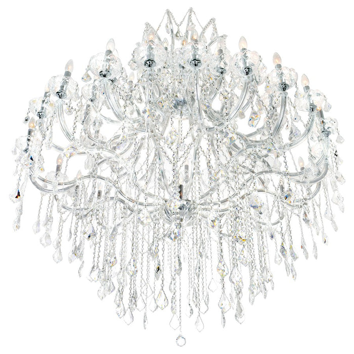 CWI Lighting Maria Theresa 49 Light Up Chandelier, Chrome