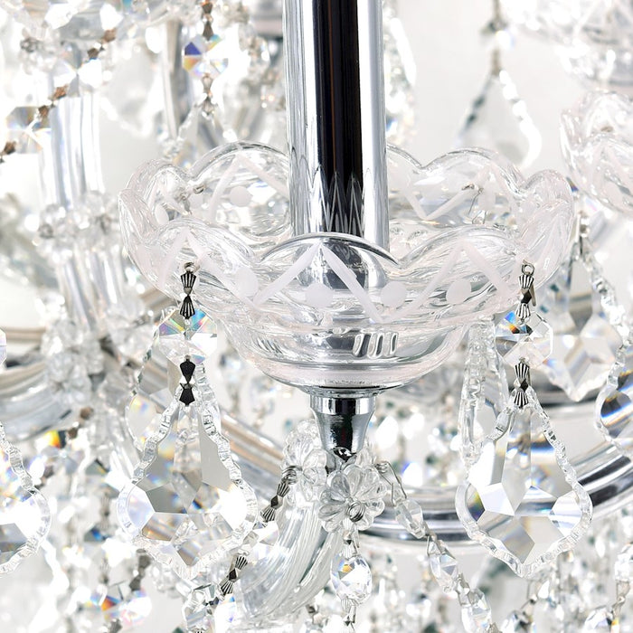 CWI Lighting Maria Theresa 49 Light Up Chandelier, Chrome