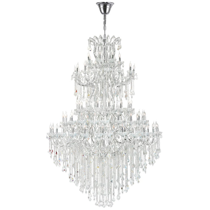 CWI Lighting Maria Theresa 84 Light Up Chandelier, Chrome