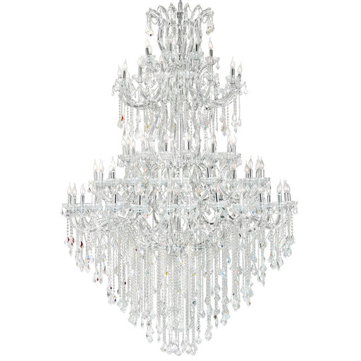 CWI Lighting Maria Theresa 84 Light Up Chandelier, Chrome