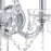 CWI Lighting Maria Theresa 12" 2 Light Wall Light, Chrome