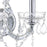 CWI Lighting Maria Theresa 5 Light Wall Light, Chrome