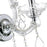 CWI Lighting Maria Theresa Wall Light, Chrome