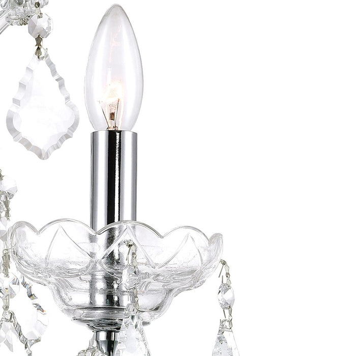 CWI Lighting Maria Theresa Wall Light, Chrome