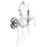 CWI Lighting Maria Theresa Wall Light, Chrome