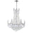 CWI Lighting Amanda 11 Light Down Chandelier, Chrome - 8421P24C