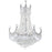 CWI Lighting Amanda 11 Light Down Chandelier, Chrome