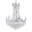 CWI Lighting Amanda 11 Light Down Chandelier, Chrome