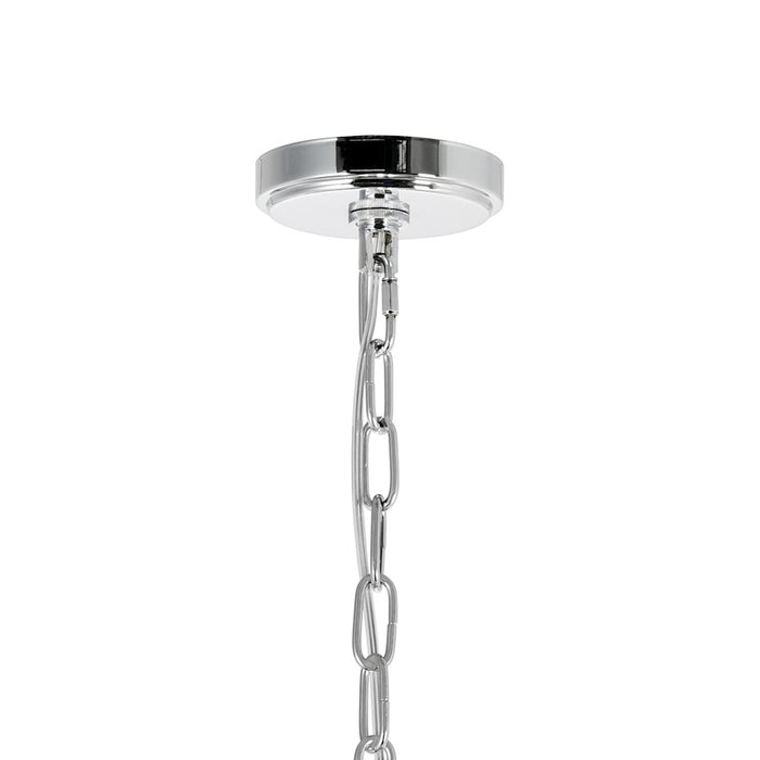CWI Lighting Amanda 11 Light Down Chandelier, Chrome